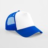 Trucker cap - B640:Bright Royal, front: 100% cotton / back: 100% nylon, White, One Size